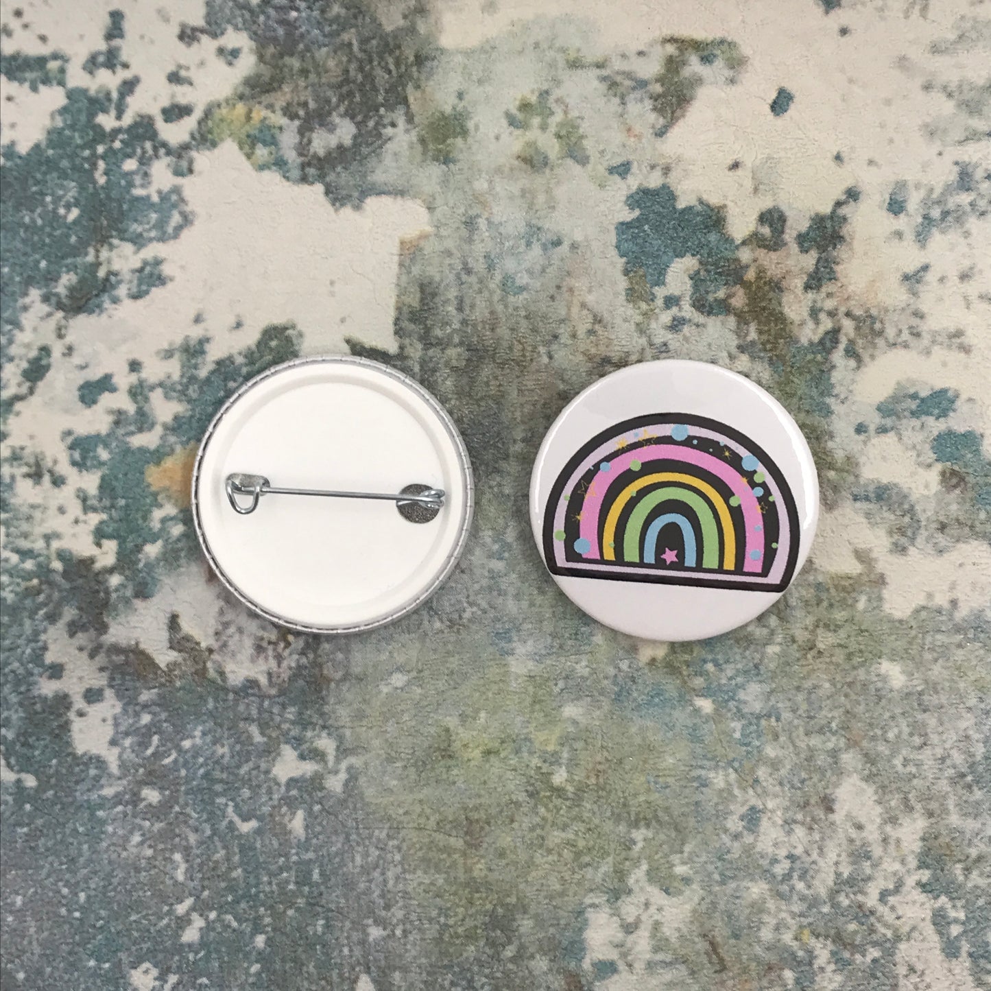 Rainbow Medium Pin