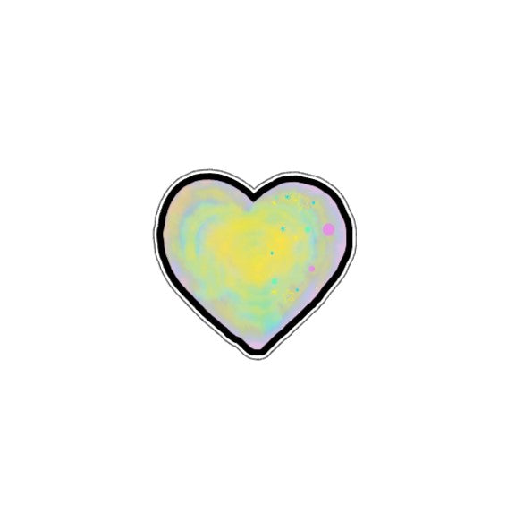 Nebula Heart Sticker
