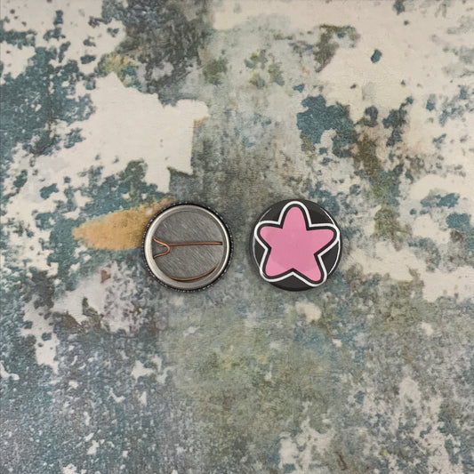 Pink Star Small Pin