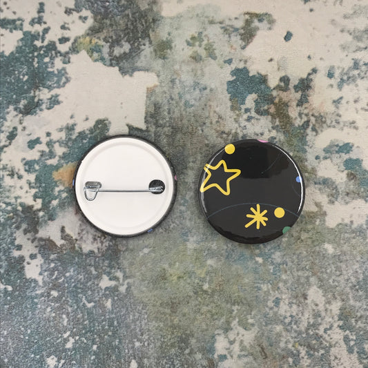 Black Medium Pin