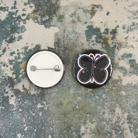 B Butterfly Medium Pin