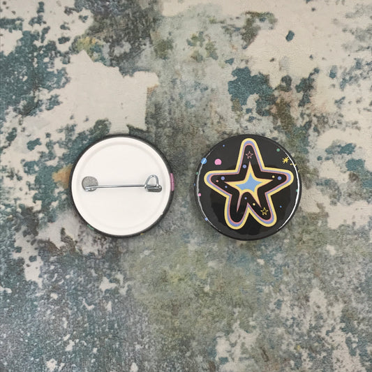 B Star Medium Pin