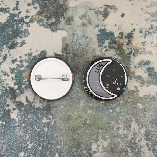 B Moon Medium Pin