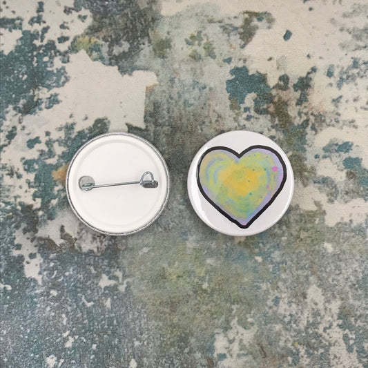 Nebula Heart Medium Pin