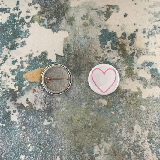 P Heart Small Pin
