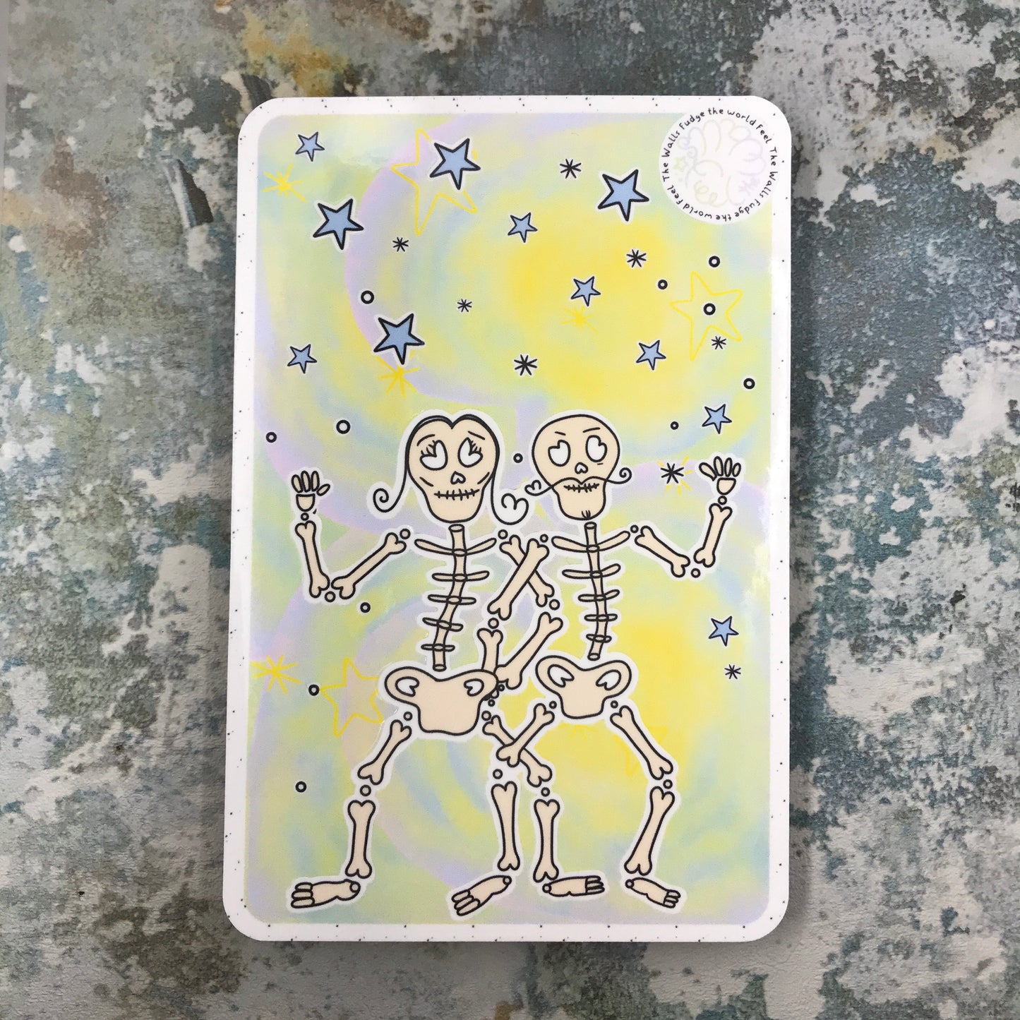 Nebula Couple Sticker Sheet